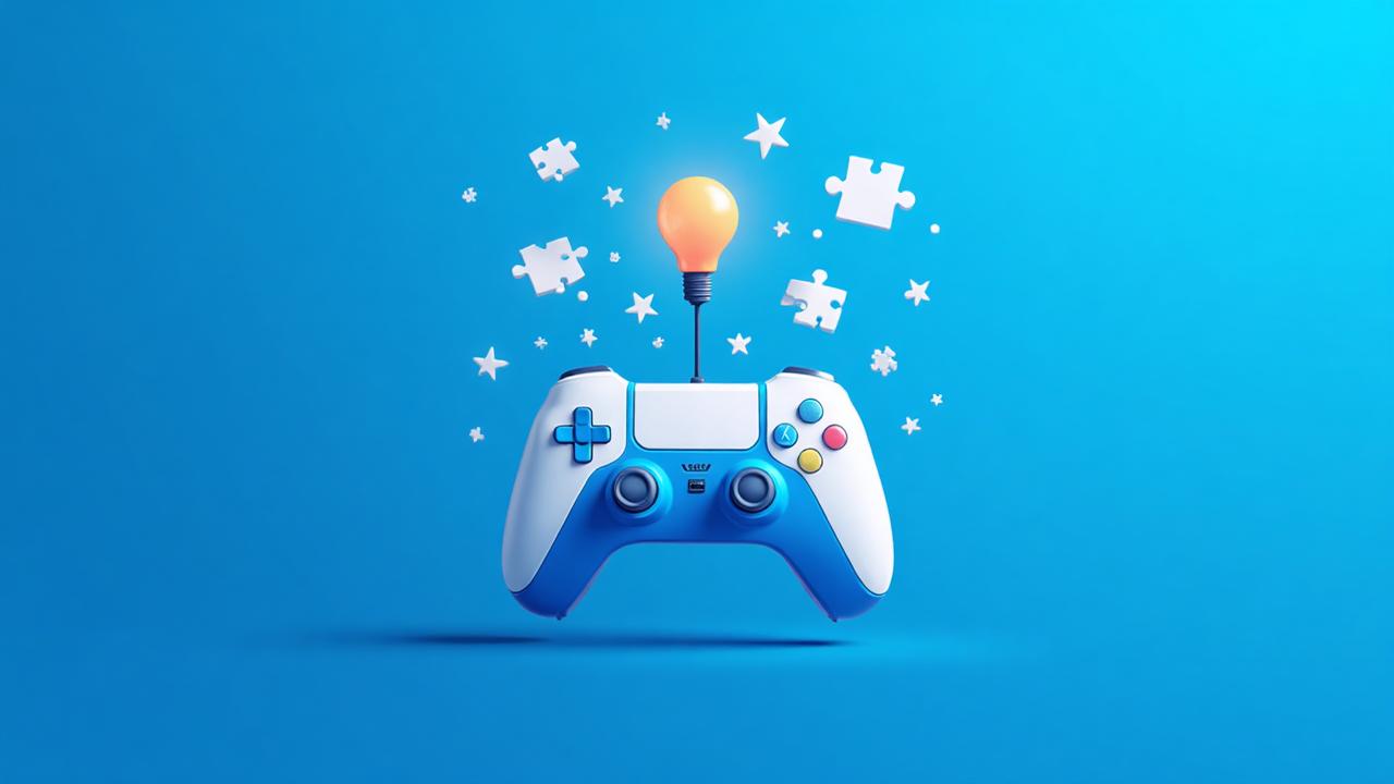 Gaming concept illustration